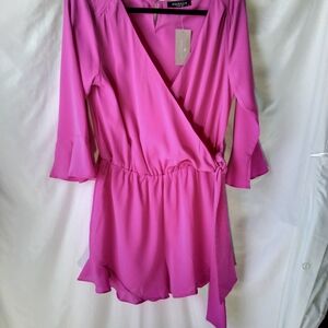 Maverick Pink Wrap Jumpsuit